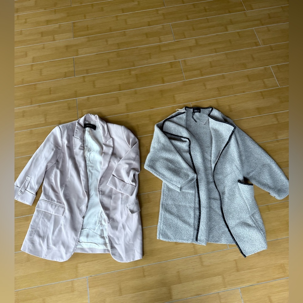 Blazer and knit Zara.